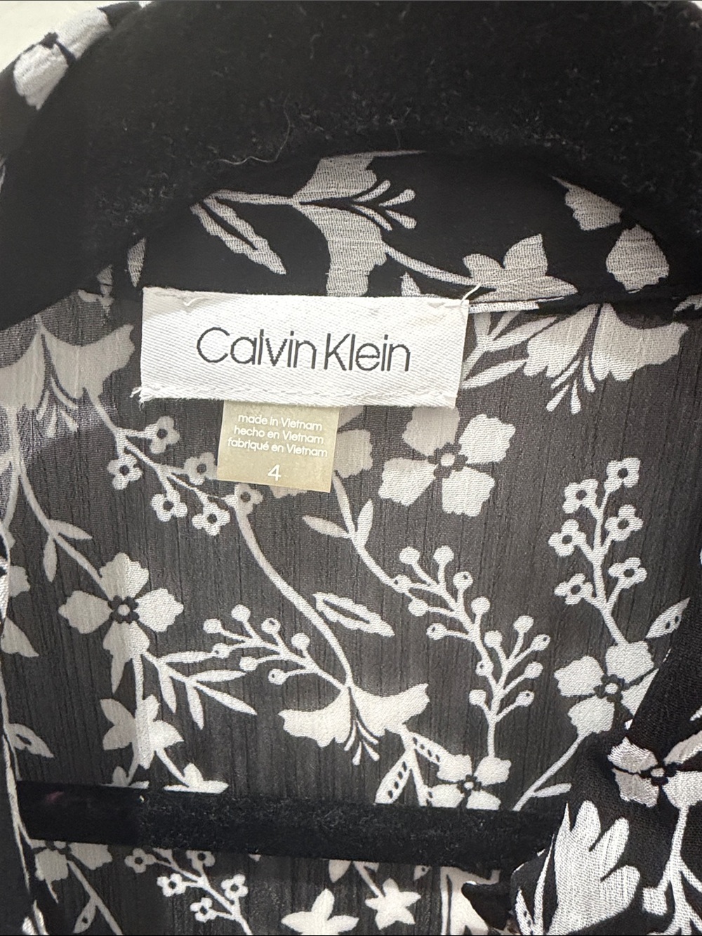 NWT Calvin Klein sheer dress/duster